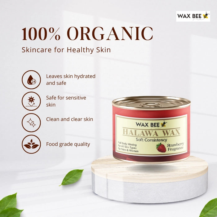 Halawa Wax – Natural Hair Removal +Free Applicator