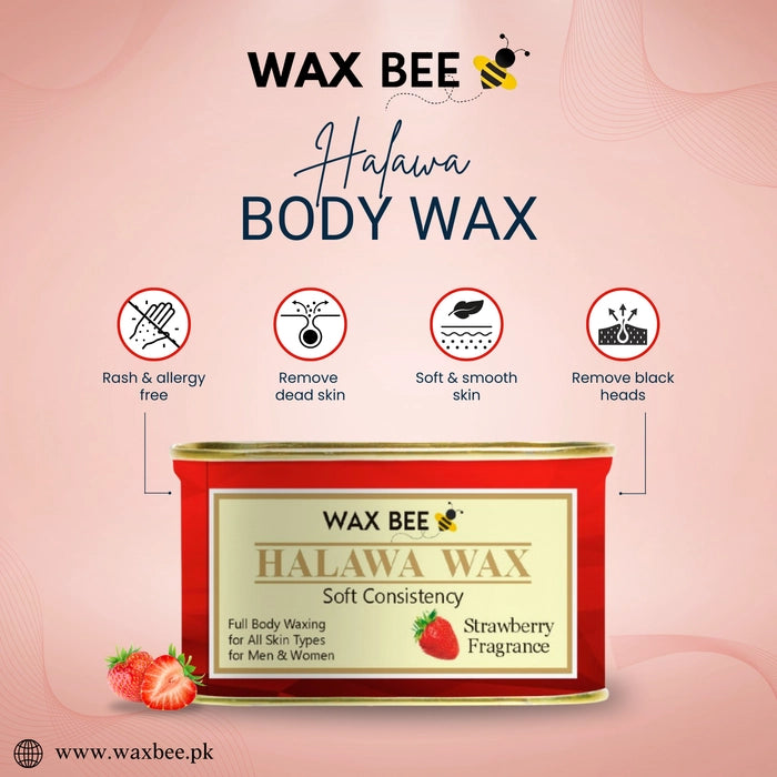 Halawa Wax – Natural Hair Removal +Free Applicator